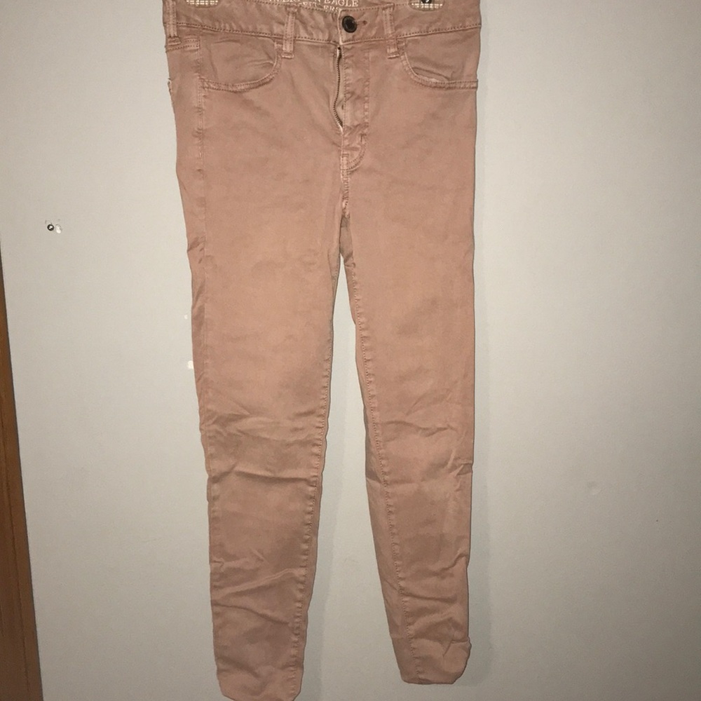 American Eagle pink jeans